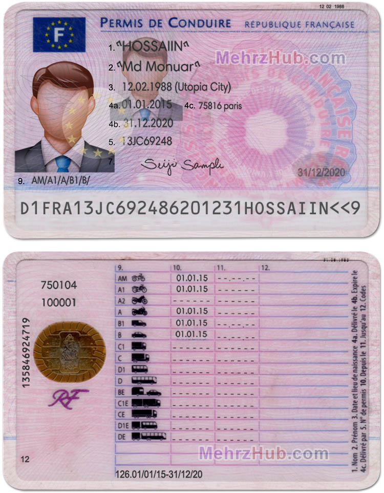 france driver license download