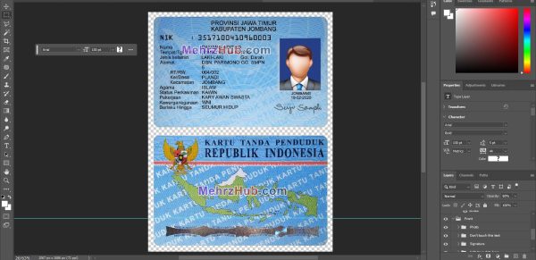 Indonesia ID Template