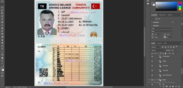 Turkey Driver license