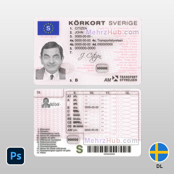 Sweden Driving License