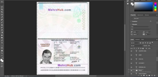 Colombia Passport