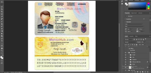 Luxembourg ID Card