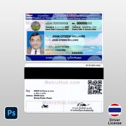 Thailand driver license